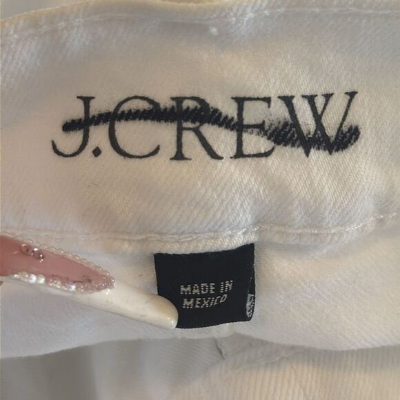 J Crew Wide-leg denim trouser in white Womens Size 32 White - Picture 6 of 12
